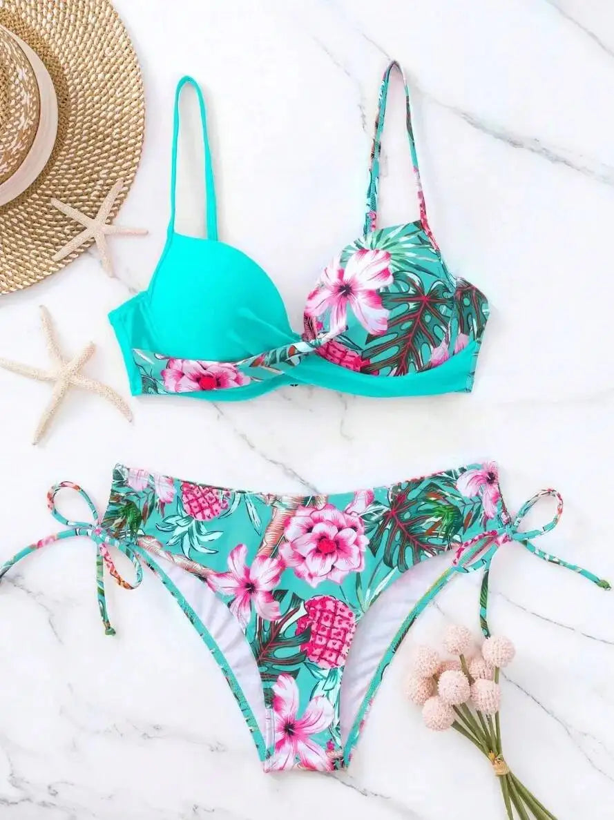 Bikini Flowers Set - JENNY