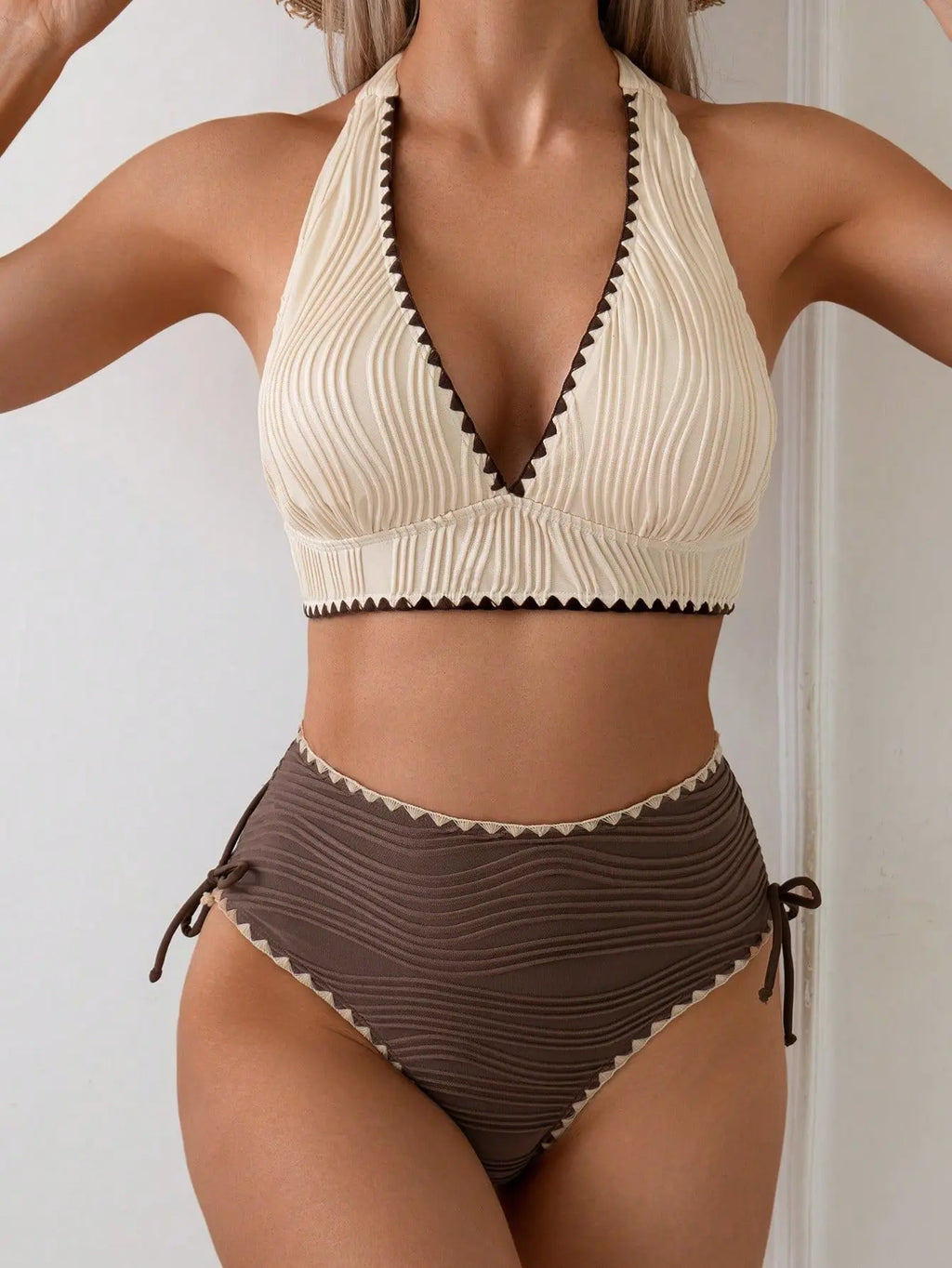Bikini Brown-Cream-TALIA