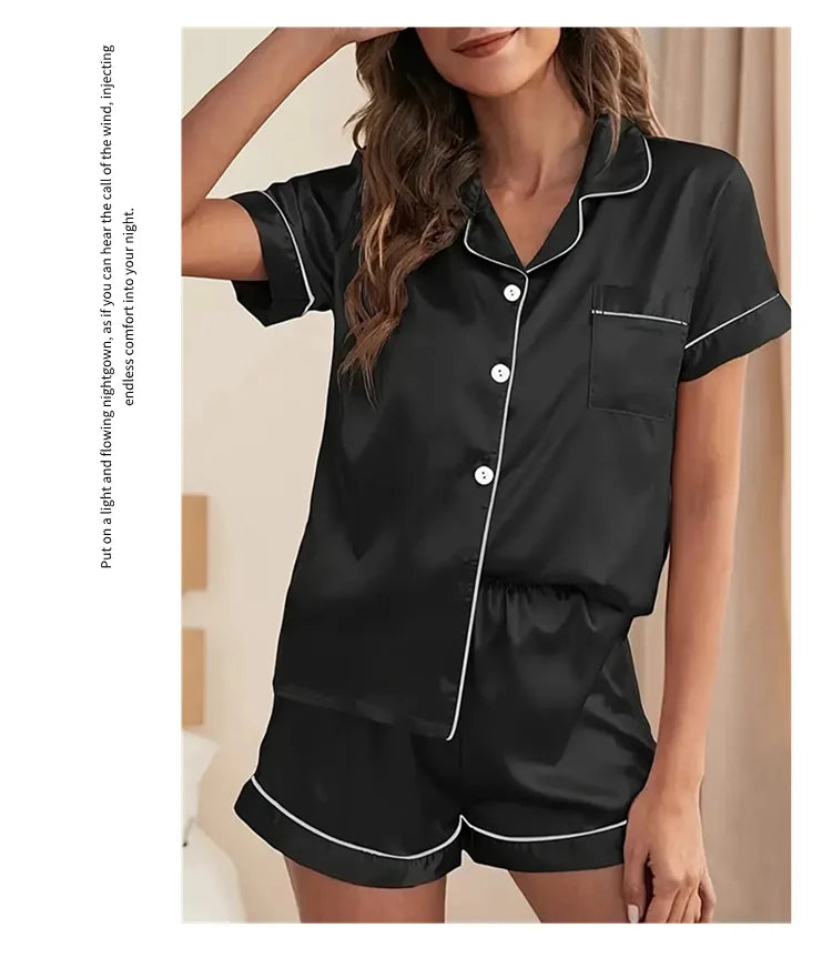 Pajama Set Satin-Lily