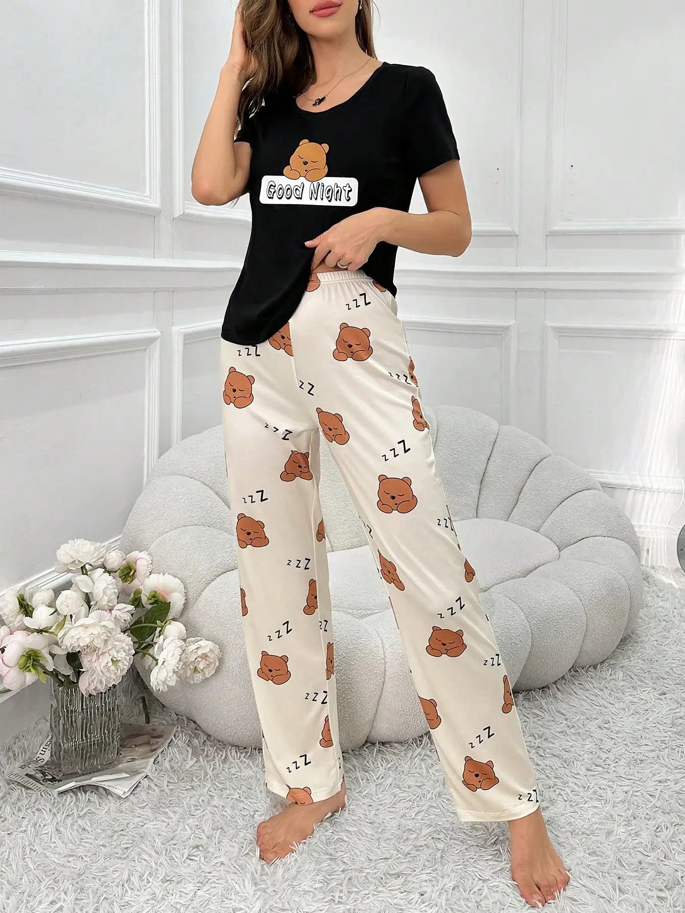 Pajamas Cartoon-Ava